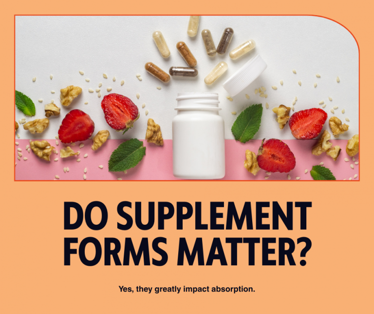 Do Supplement Forms Matter for Absorption and Health Benefits